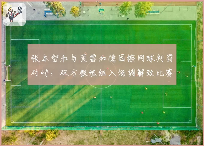 张本智和与莫雷加德因擦网球判罚对峙,双方教练组入场调解致比赛推迟